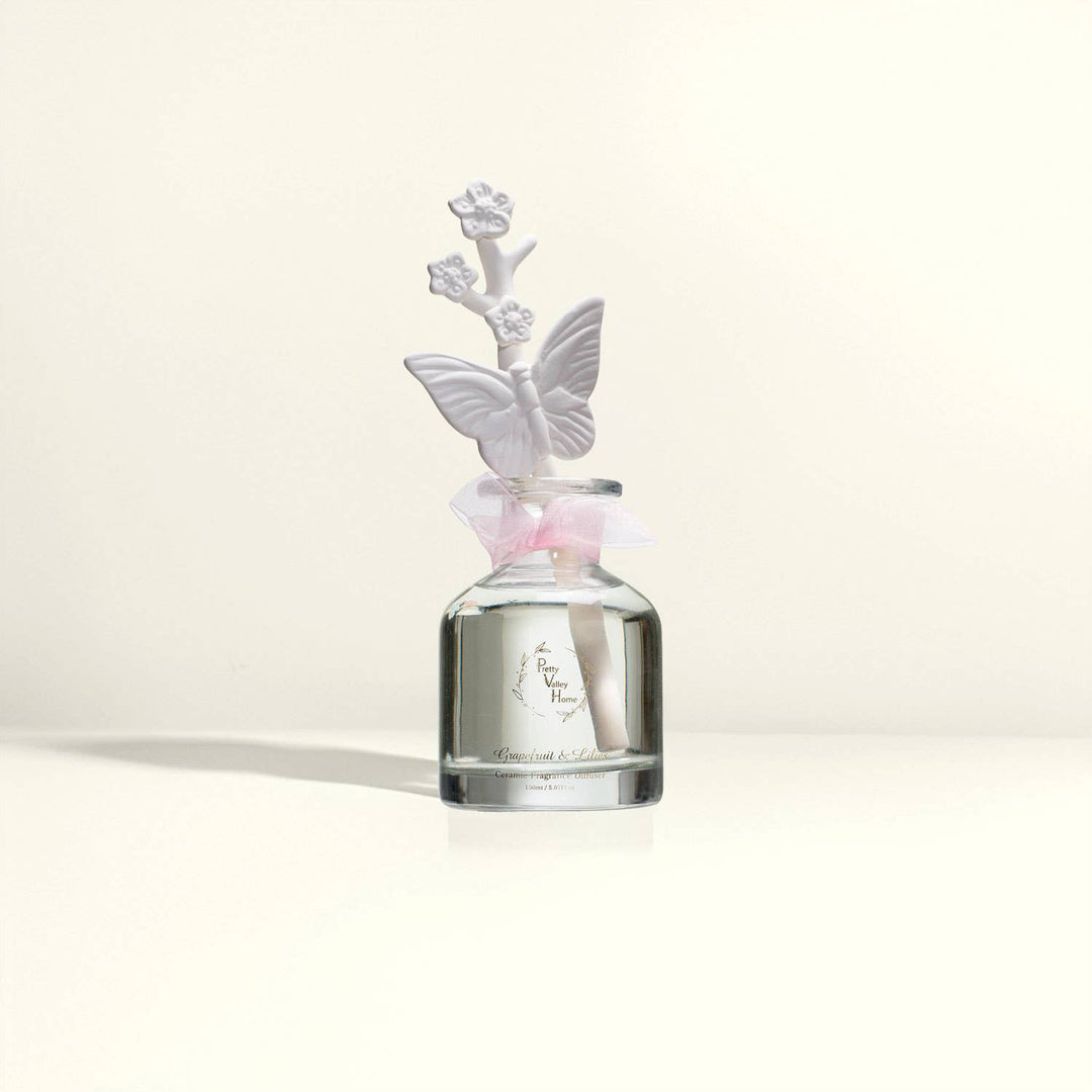 Pretty Valley Home - Butterfly Flying Ceramic Diffuser - Home Decor & Gifts: DF-PYH-1213