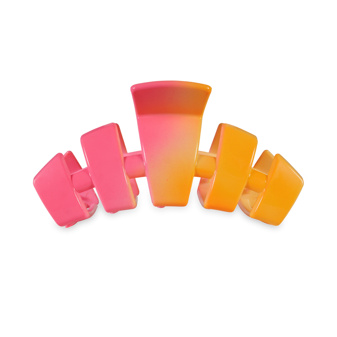 TELETIES - Classic Hair Clip | Medium | Day Rave