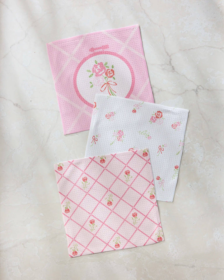 Geometry - Granny's Embroidery Dishcloth Set