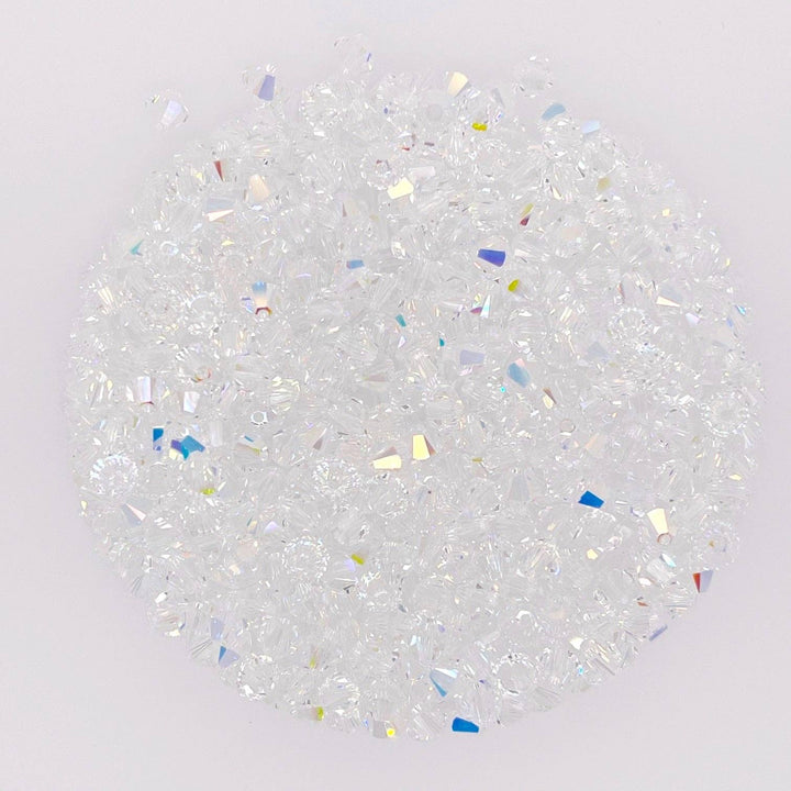 bara boheme - Crystal BTY | Gold Filled Beaded Bracelet: Light Azore / 14KG Filled / Stretchy 6.5"