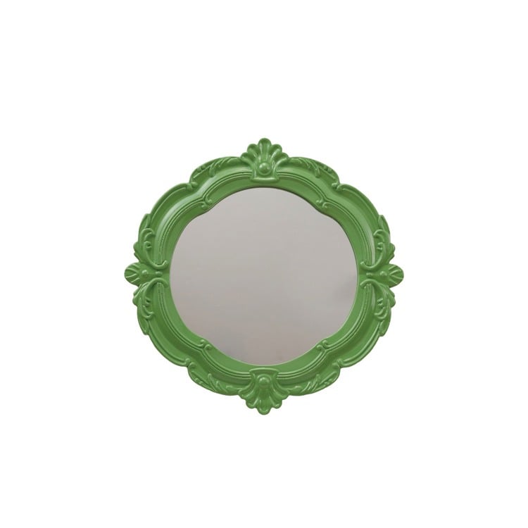MDF Framed Wall Mirror, Green
