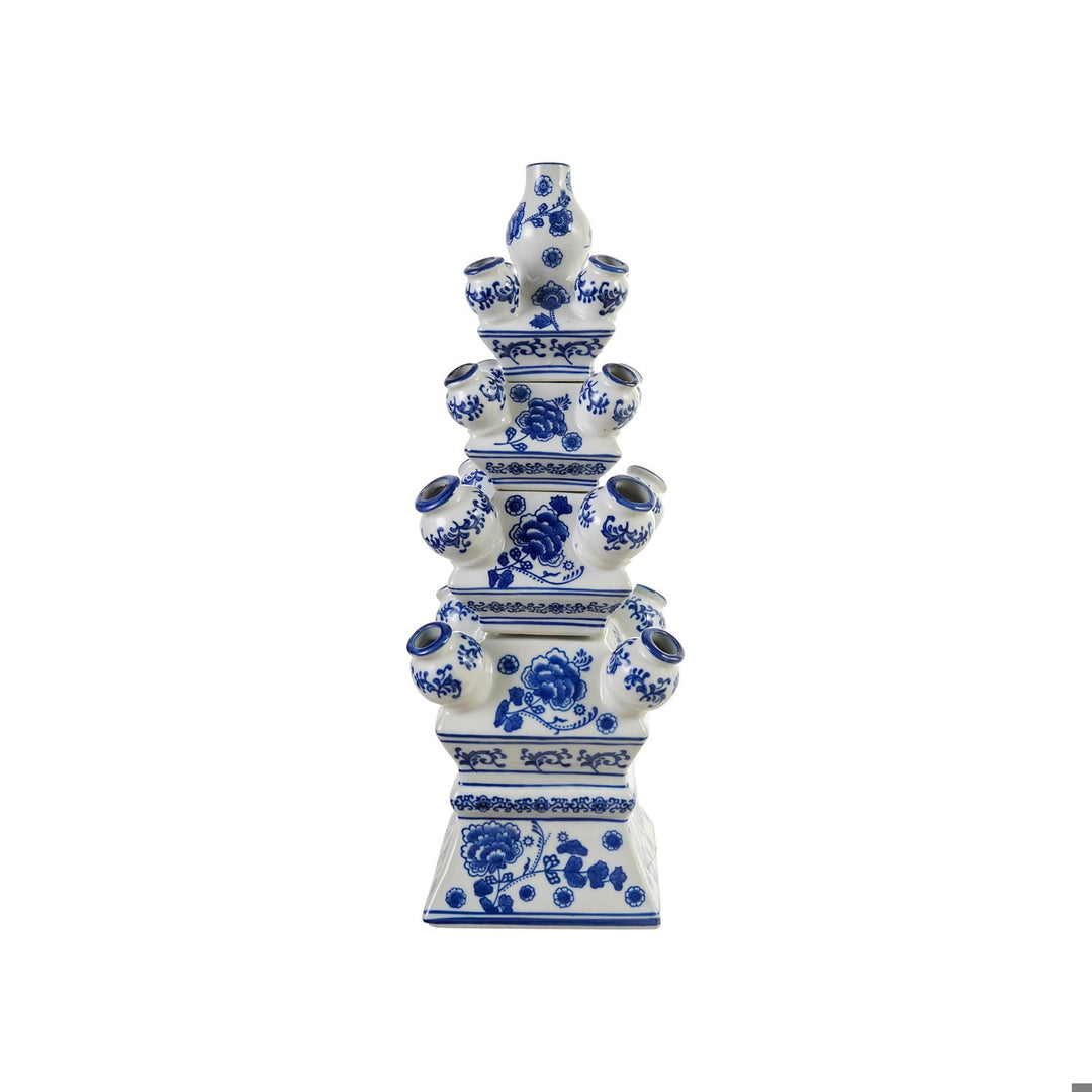Hand-Painted Stoneware Tuileries Vase