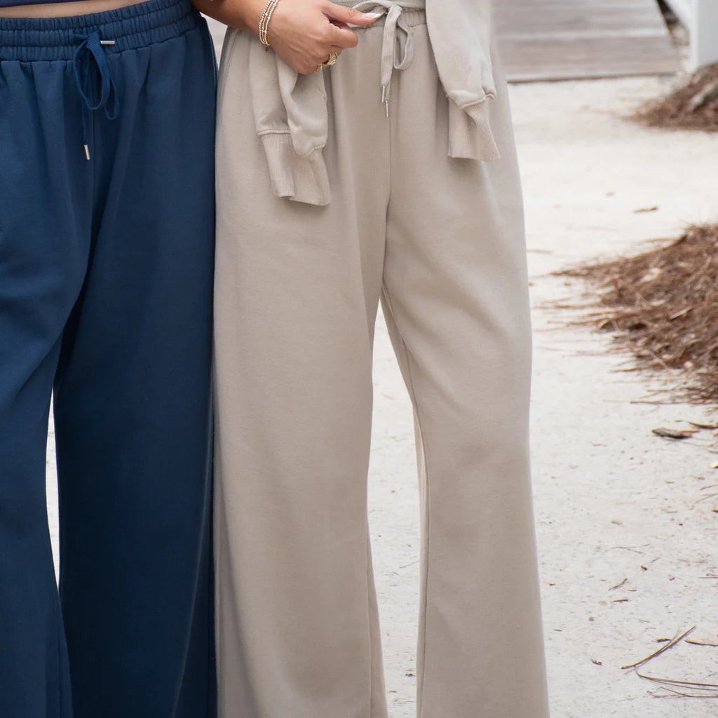 TERRY CLOTH PANT-SAND