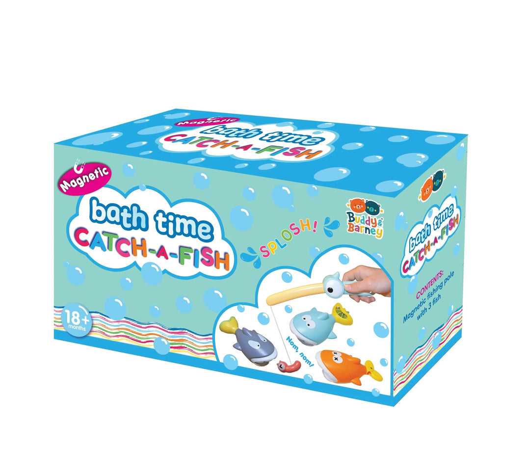 Buddy & Barney Bath Time Magnetic Catch-A-Fish Set