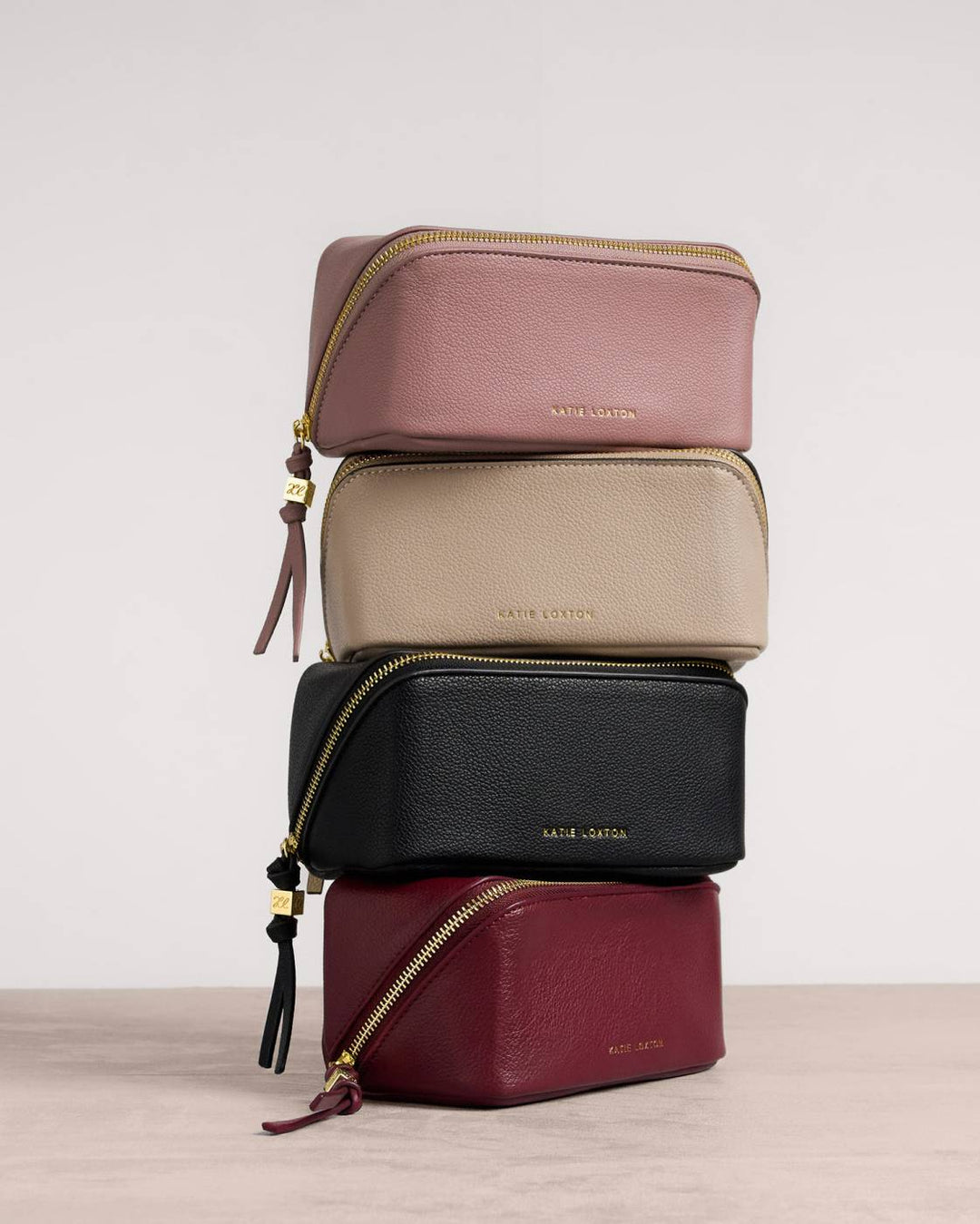 FOLD-OUT MIRROR MAKE UP BAG | Bitter Chocolate | 3 5/16" x 6 3/8" x 3 5/16"