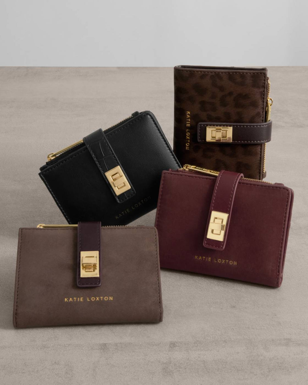 ORIN TWIST LOCK PURSE | Chocolate Leopard | 3 3/4" x 4 3/4"