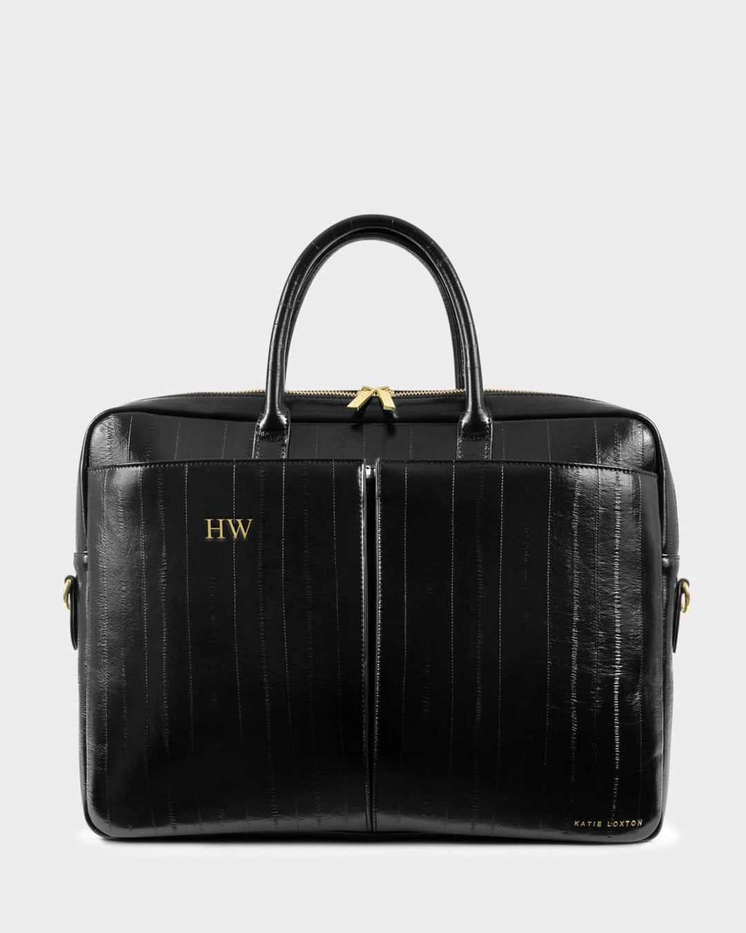 CITY LAPTOP BAG | Black Eel | 11 13/16" x 15 3/4" x 4 15/16"