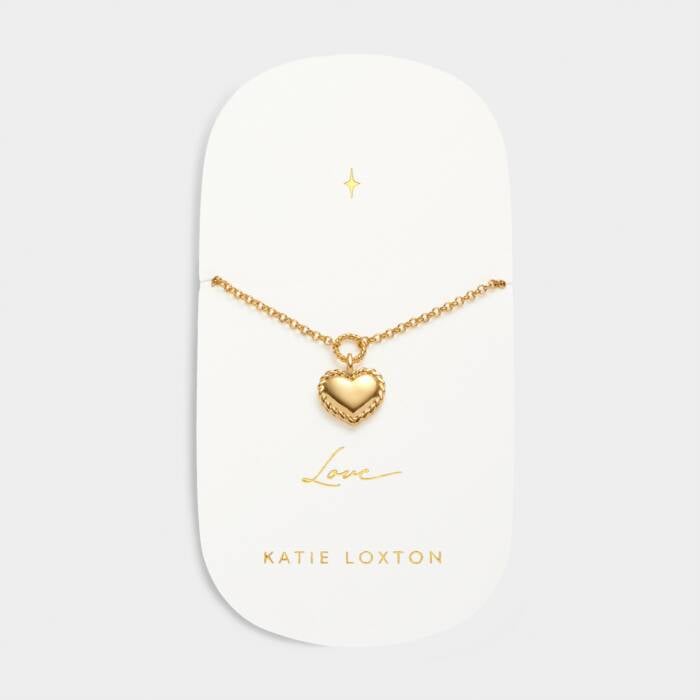 LOVE | HEART BRACELET | Gold Coated | 7 1/16" + 1 3/16" extender