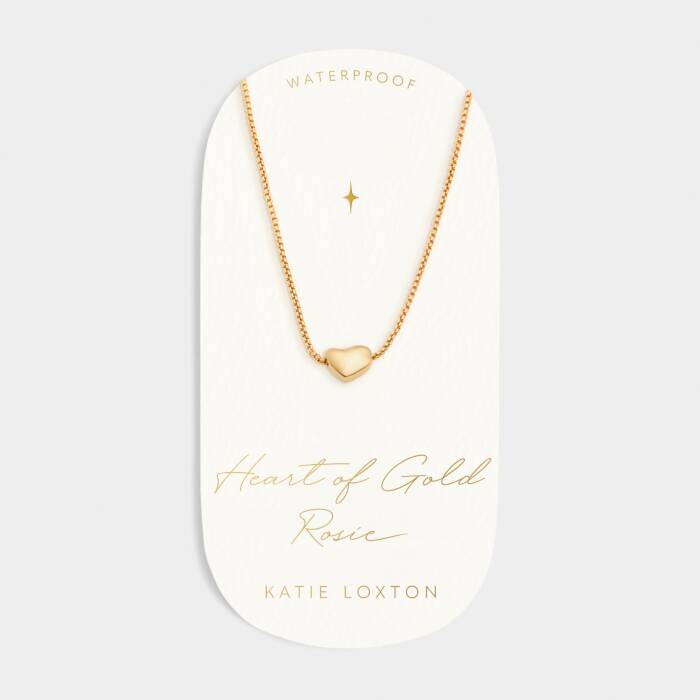 HEART OF GOLD | CHARM NECKLACE | Gold Coated | 18 1/8" + 1 15/16" extender