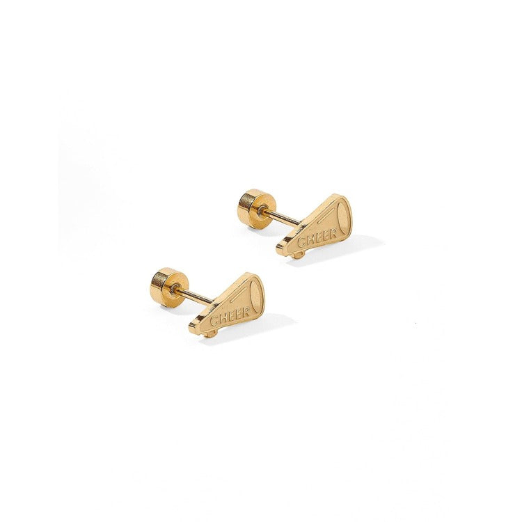 Screwback Stud Earrings - Cheer