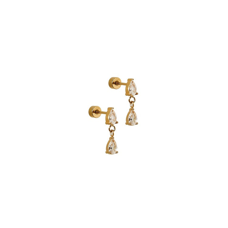 Screwback Stud Earrings - Vivian