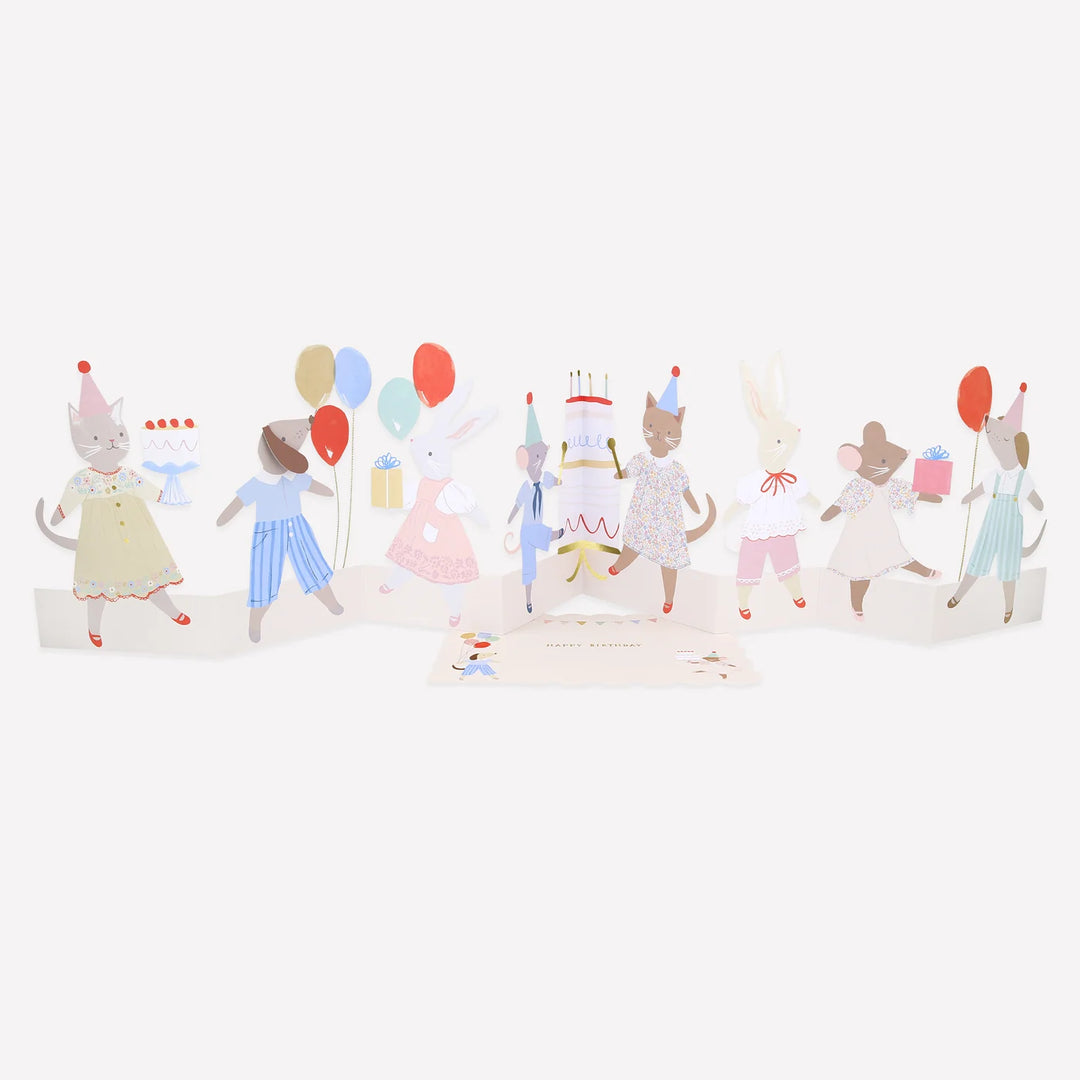 Animal Friends Birthday Card