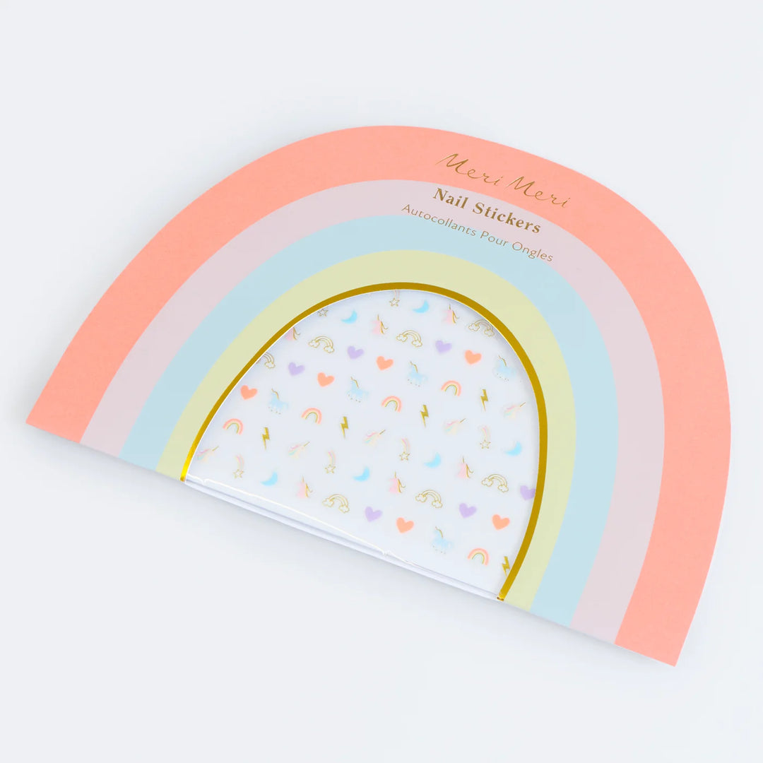 Rainbow Unicorn Nail Stickers