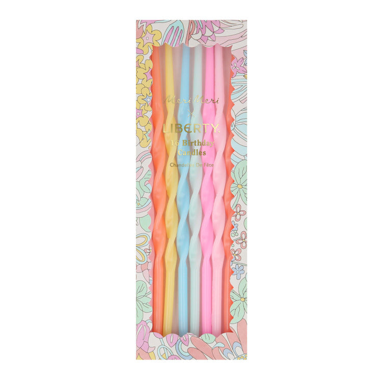 Meri Meri x Liberty Rainbow Garden Party Candles (