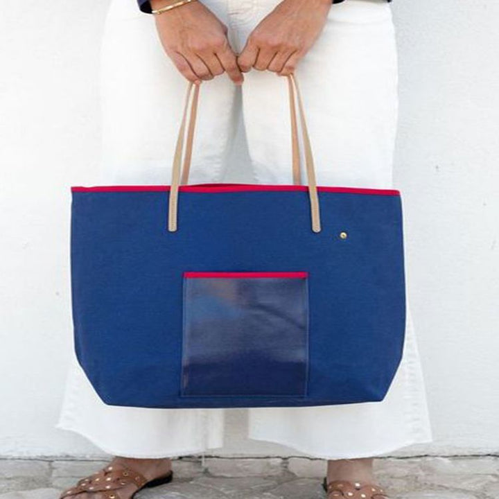Le Canvas Tote - Navy