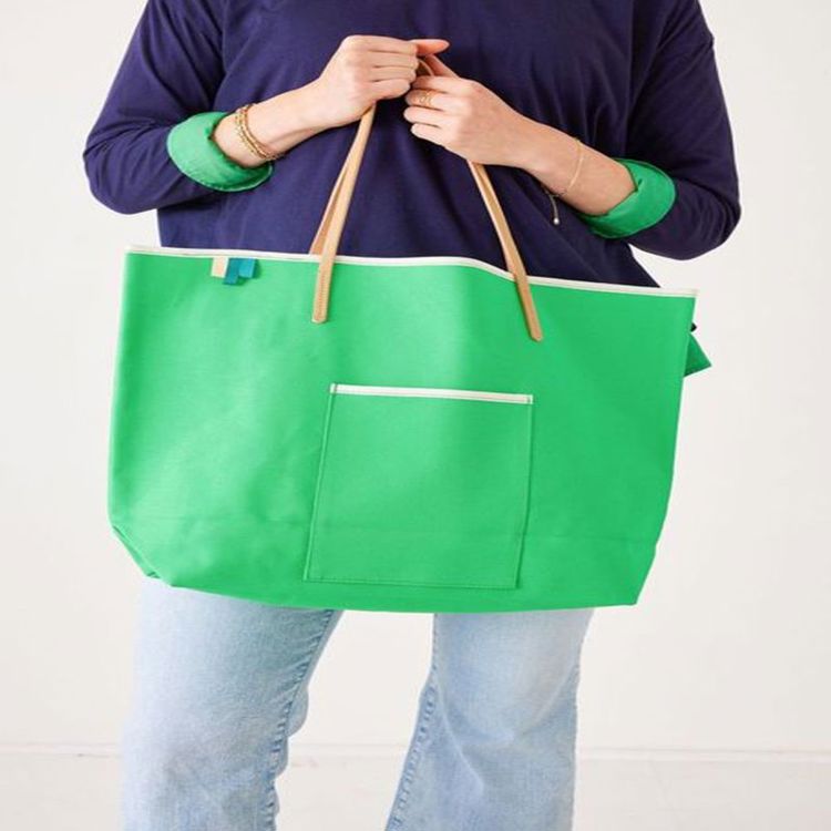 Le Canvas Tote - Clover Green