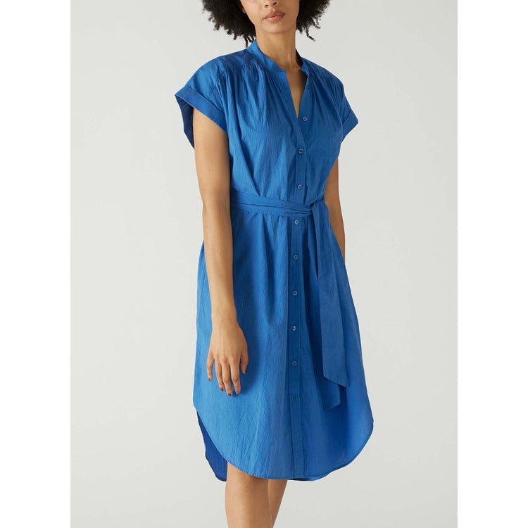 Breezy Shirt Dress - Nebulas Blue