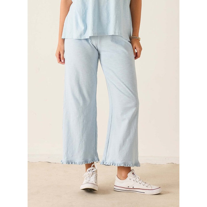 Traveler Ruffle Tee Pant - Niagra Mist