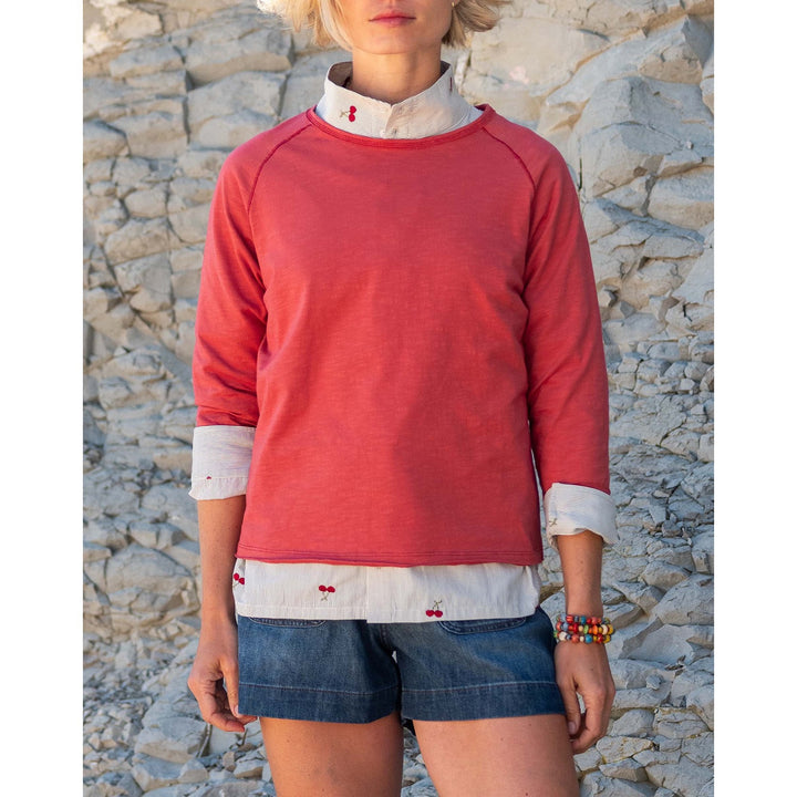 Trouvaille Raglan Tee - Cayenne