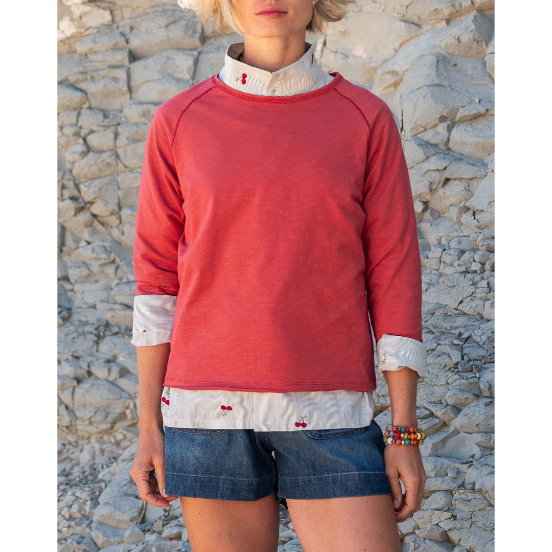 Trouvaille Raglan Tee - Cayenne