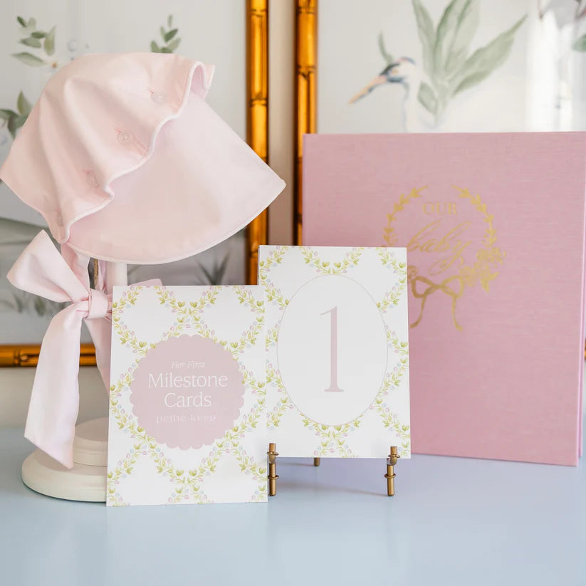 First Year Milestone Cards & Stand