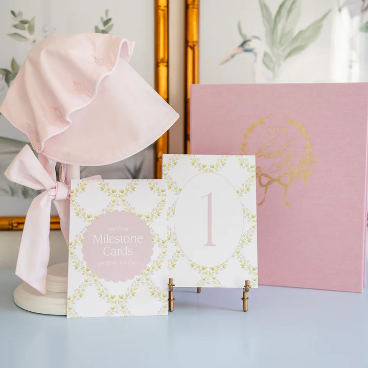 First Year Milestone Cards & Stand
