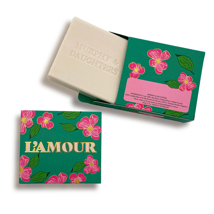 Message on Soap - Geranium (L'AMOUR)