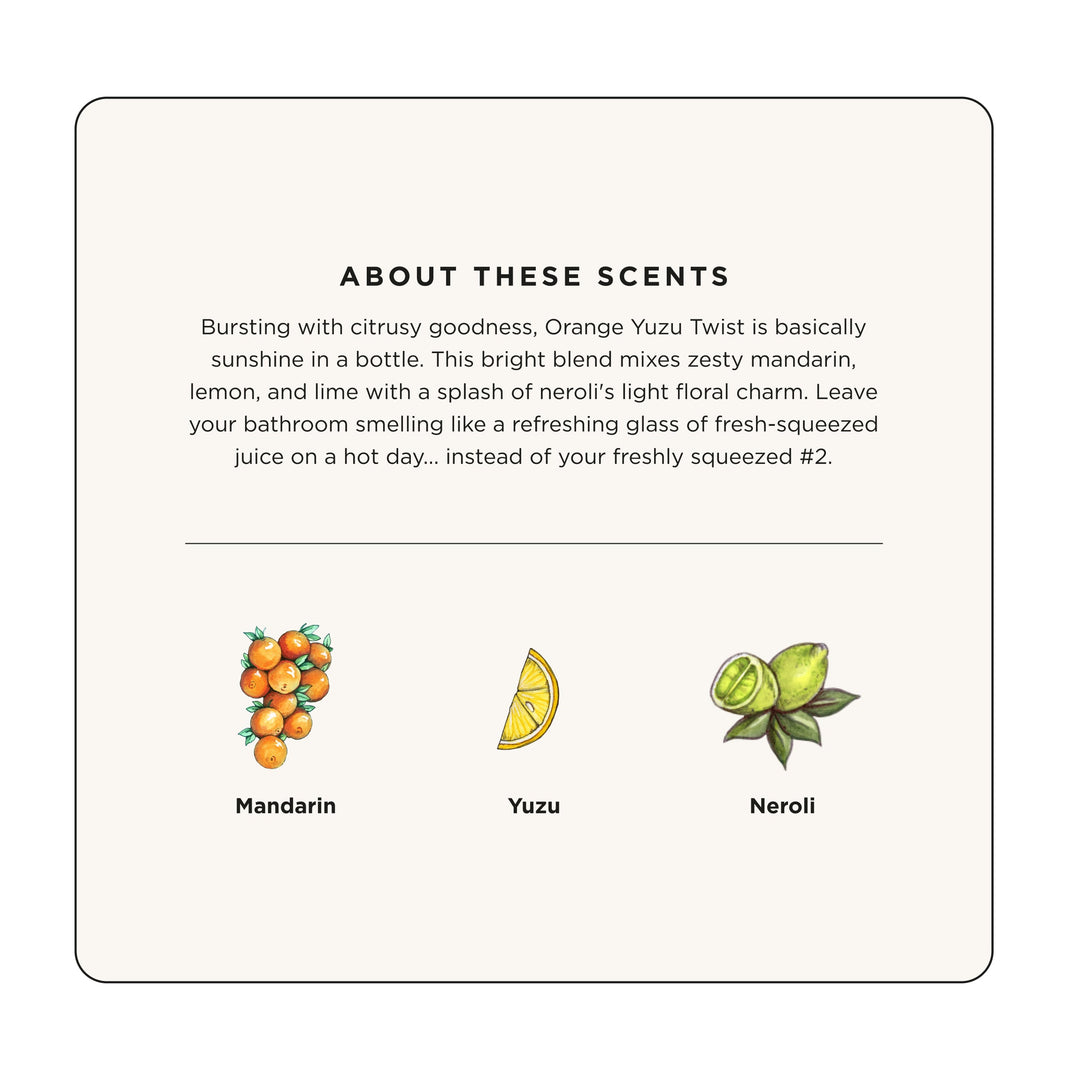 Orange Yuzu Twist: 2oz