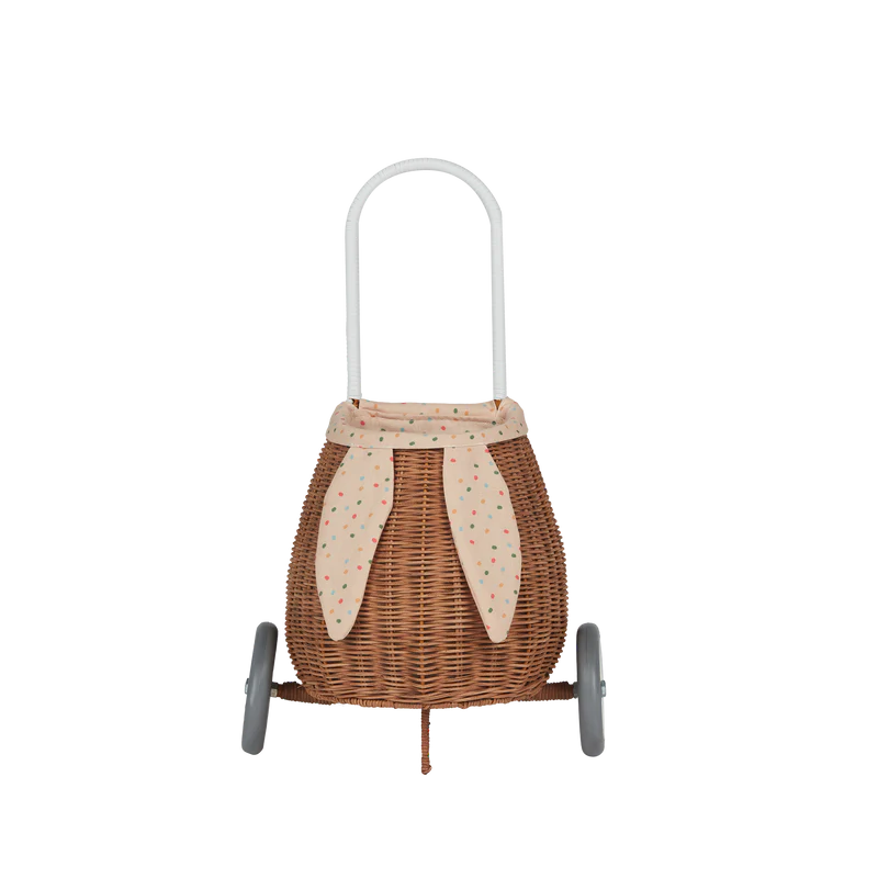 Rattan Bunny Luggy with Lining
