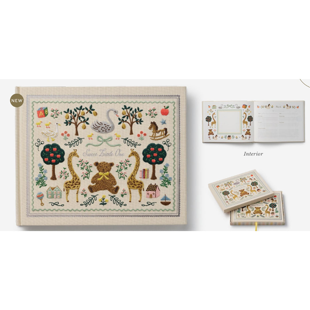 Storybook Embroidered Baby Book