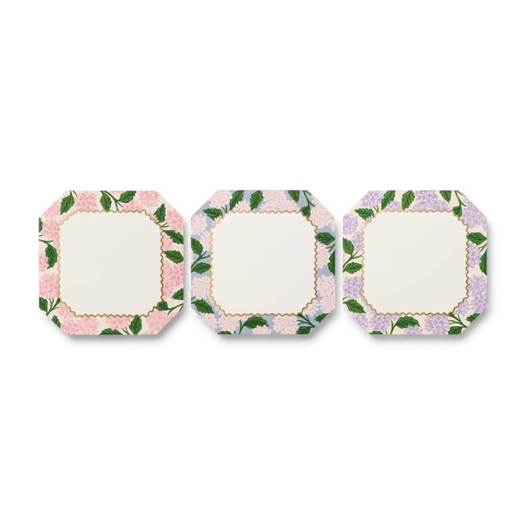 Pink Hydrangea Mini Notepad Trio