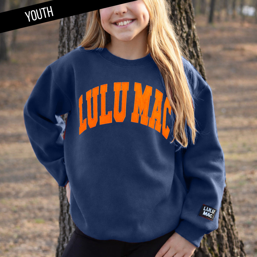 KD-SW-1001 Navy/Orange - Stitch