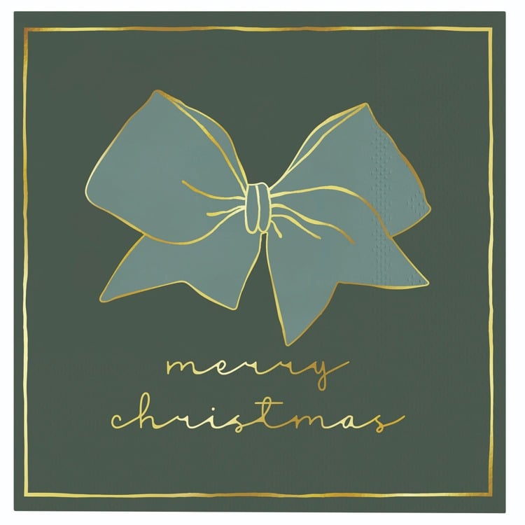 Cocktail Napkin- Bow
