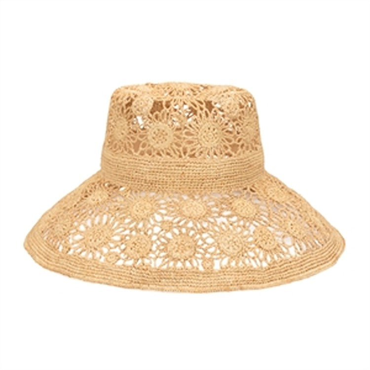 COAST - WOMEN'S OPEN FLORAL PATTERN CROCHET RAFFIA