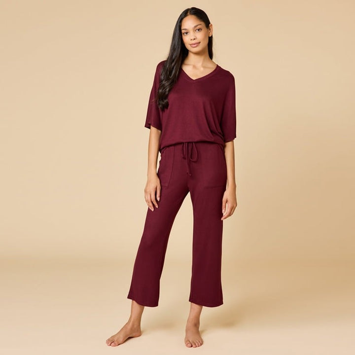 Dream Relaxed V-Neck Capri Set