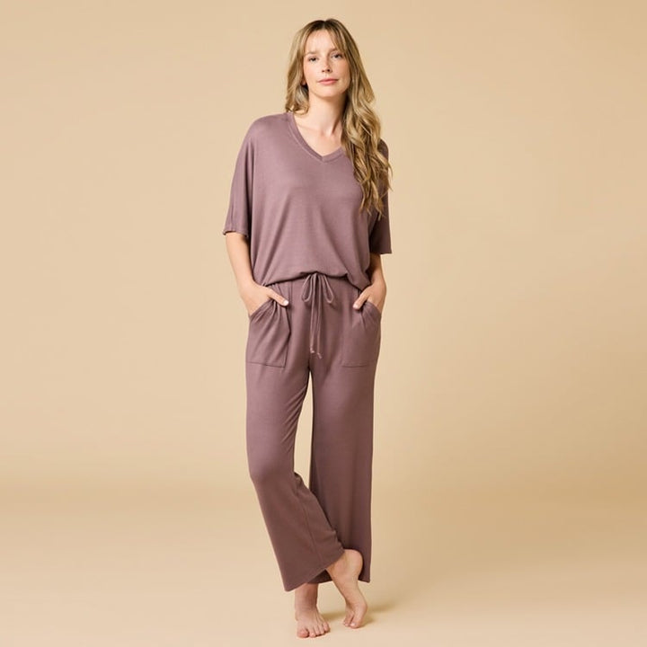 Dream Relaxed V-Neck Capri Set