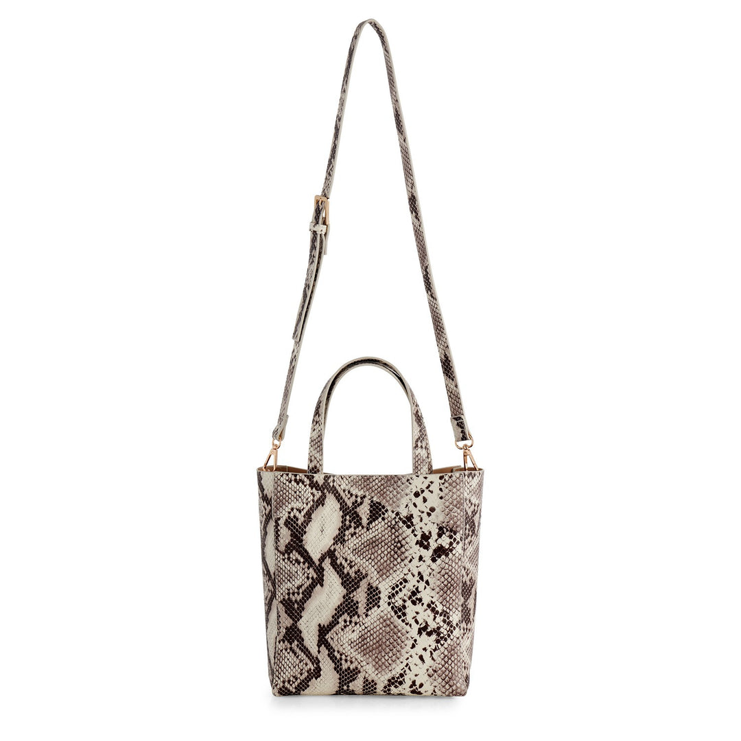 LAUREN MINI TOTE,CREAM