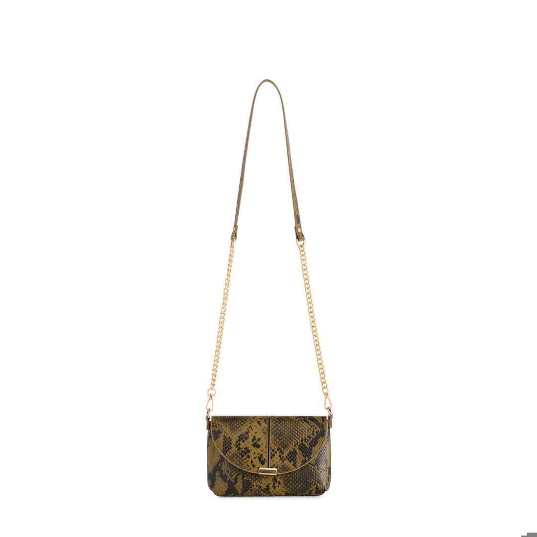 LAUREN CROSS-BODY/WRISTLET,OLIVE