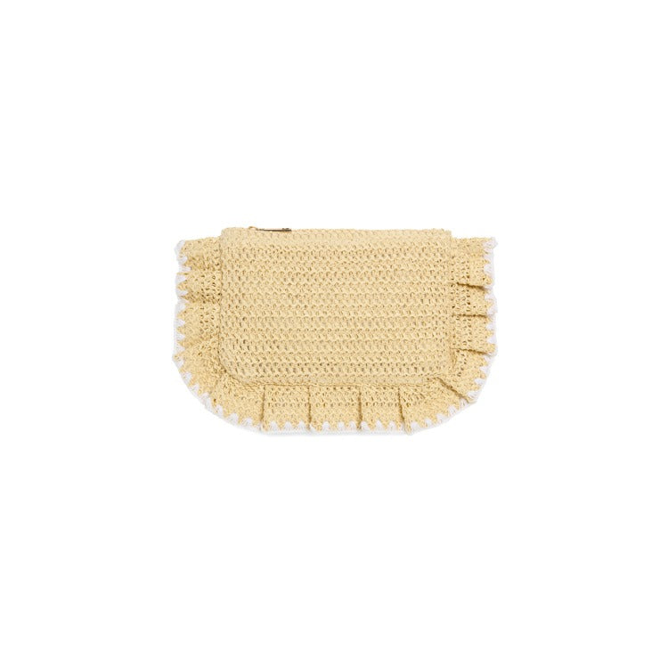 ARABELLA ZIP POUCH,NATURAL