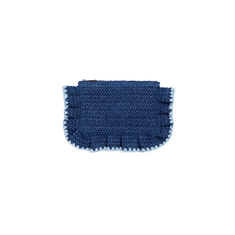 ARABELLA ZIP POUCH,NAVY