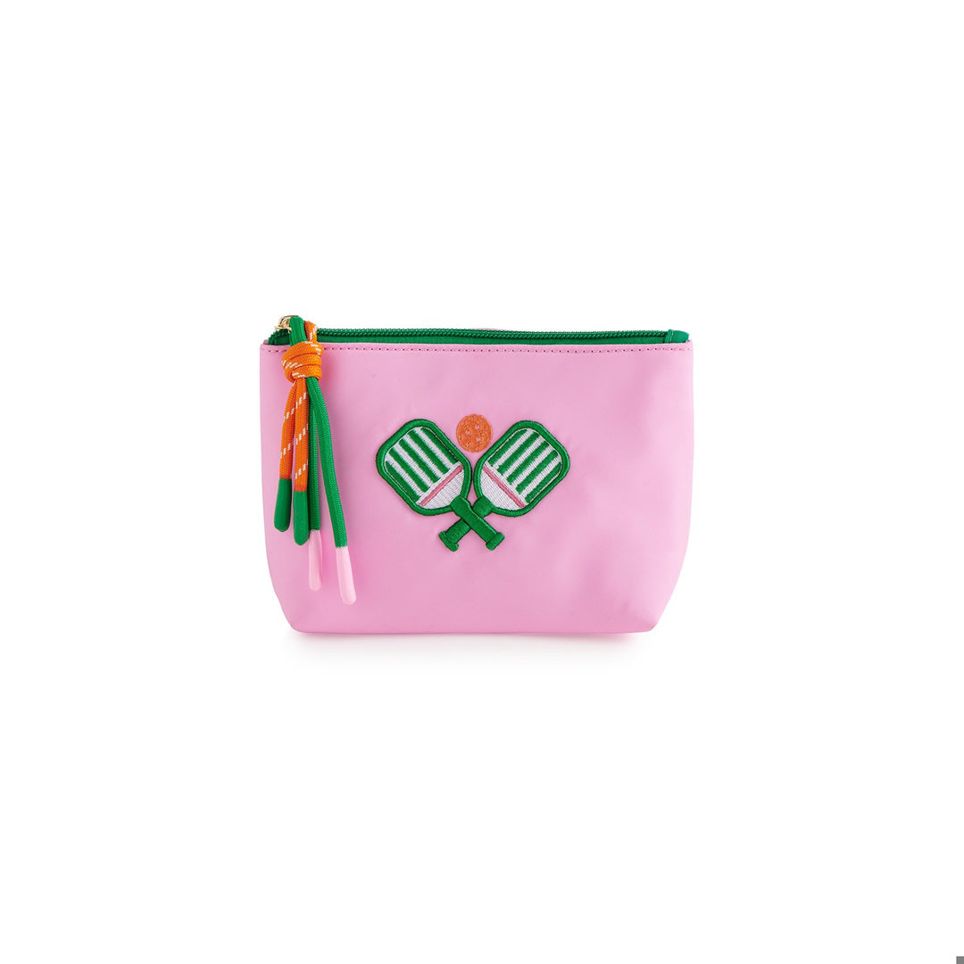 PADDLES SMALL ZIP POUCH, PINK