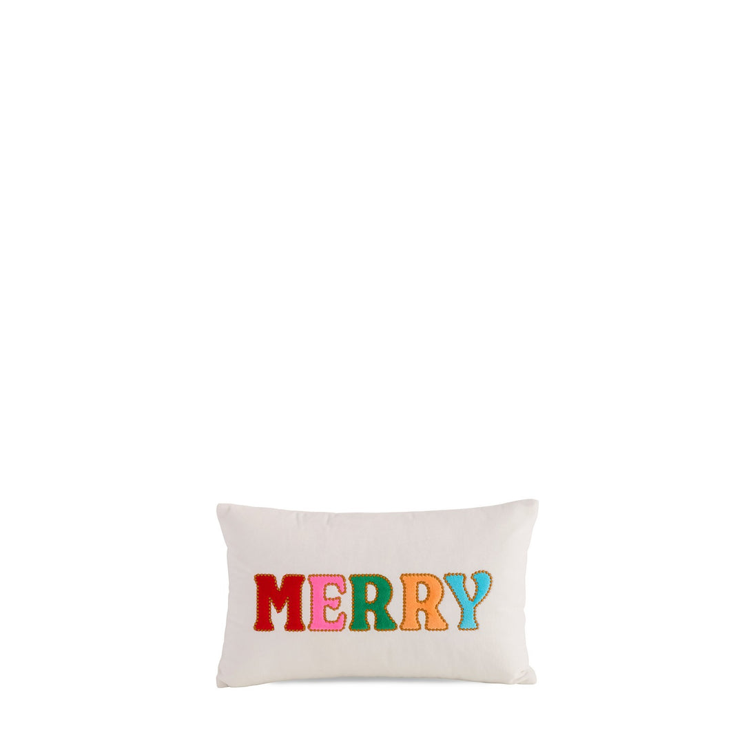 "MERRY" PILLOW, IVORY