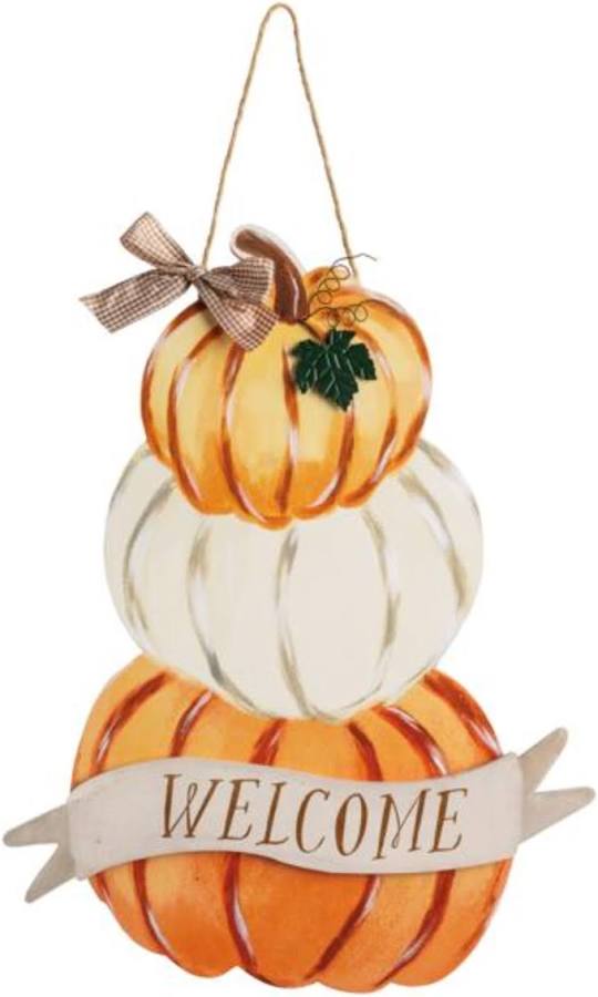 Pumpkin Stack Door Hanger