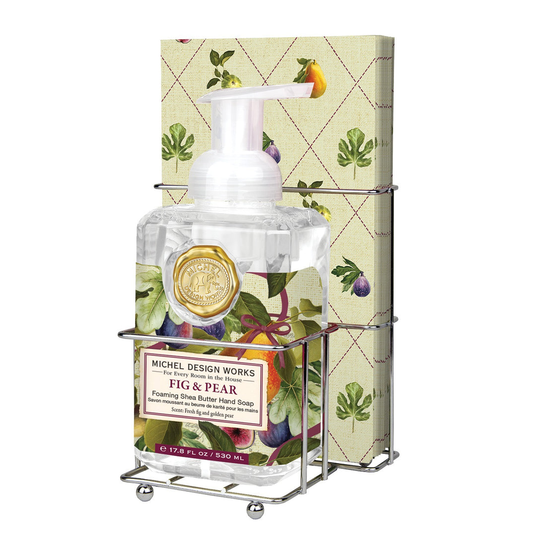 MDW Fig & Pear Foaming Soap Napkin Set