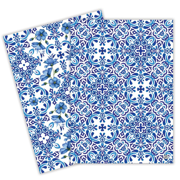 MDW Indigo Seas Kitchen Towel Set of 2