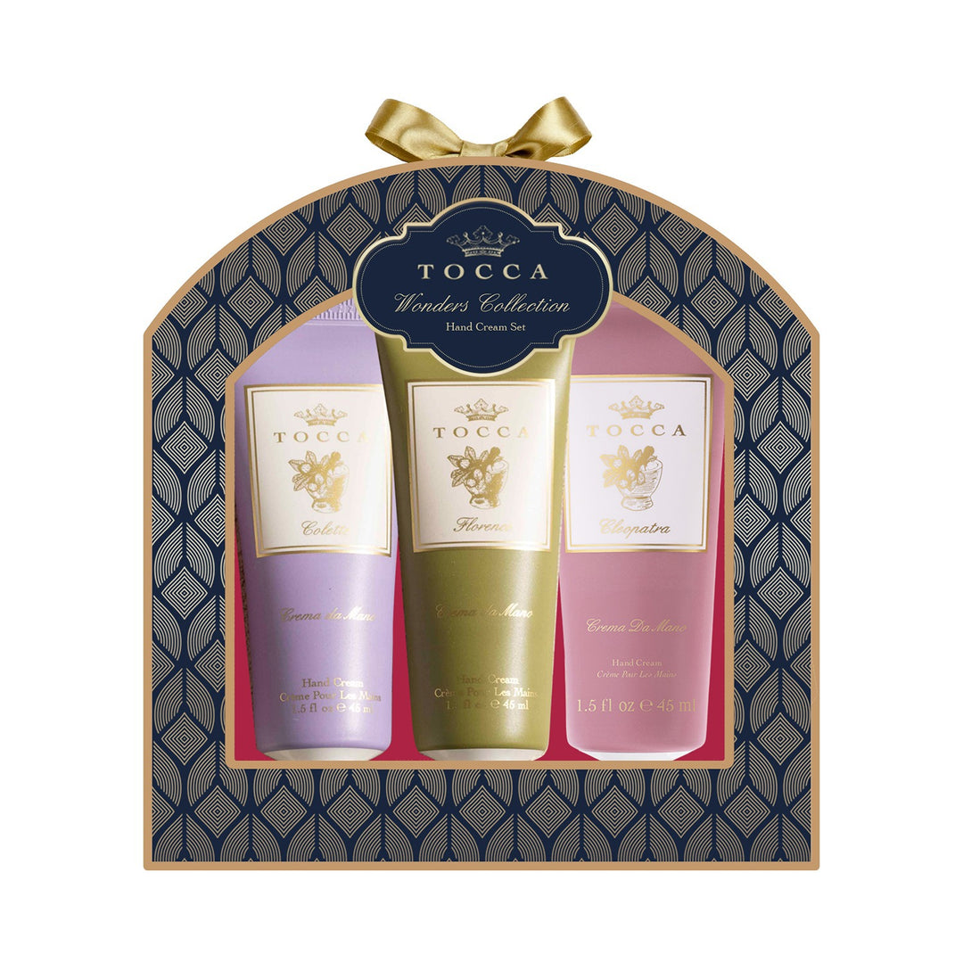 Wonders Collection 3pc Hand Cream Set Florence, Cleopatra, Colette