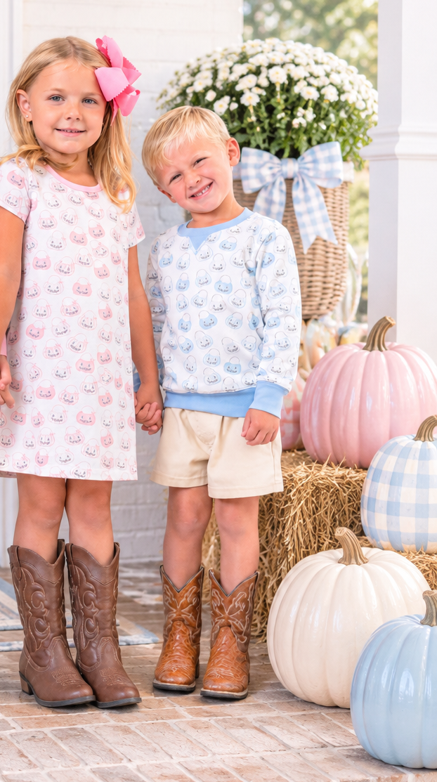 Trick Or Treat Blue Sweatshirt