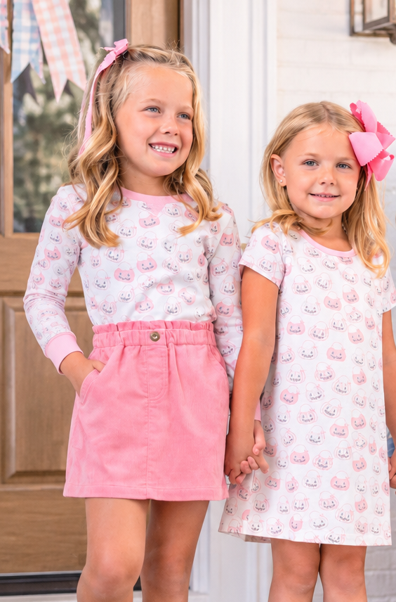 Trick Or Treat Pink Sweatshirt