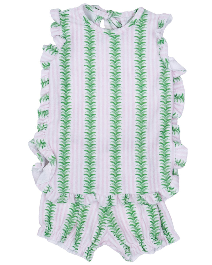 Nancy Cabana Banana Terry Cloth Bloomer Set