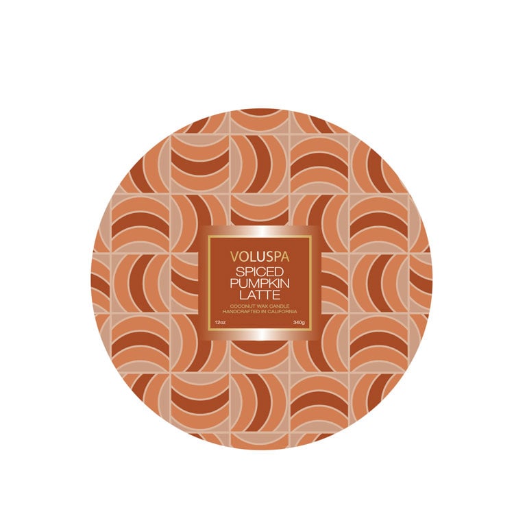 Spiced Pumpkin Latte Capsule 3 Wick Tin